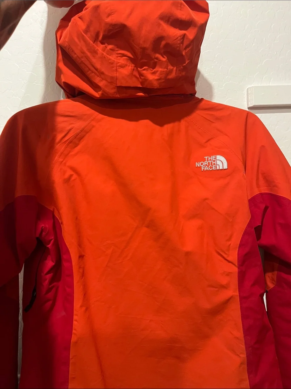 The North Face unisex Two-Tone Red Waterproof Jacket
